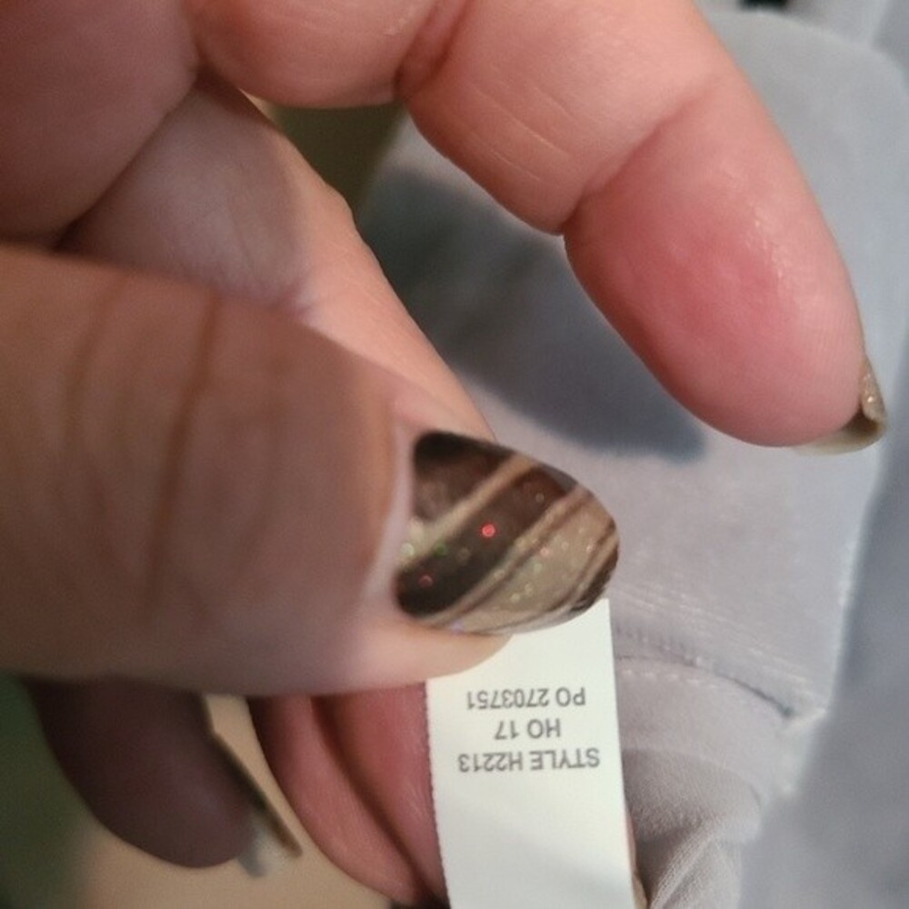 J. Crew Gray Velvet Ruffle Tank Top - Picture 6 of 7